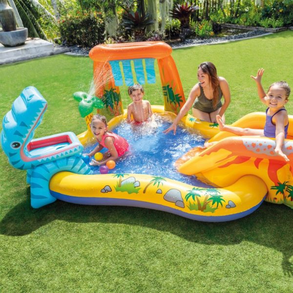 Centro de Juegos Inflable Dino Intex - Imagen 2