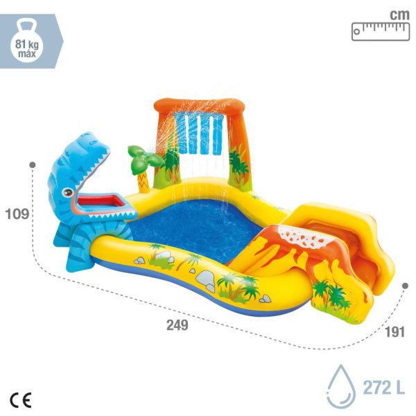 Centro de Juegos Inflable Dino Intex - Imagen 12