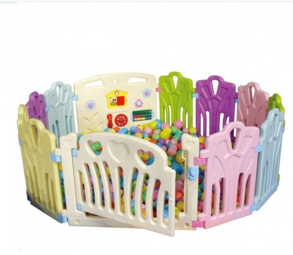 Corral Armable con Panel Didáctico