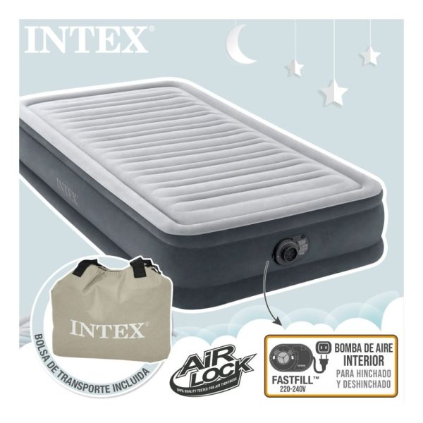 Colchón Inflable Eléctrico 1 Plaza Intex - Imagen 4