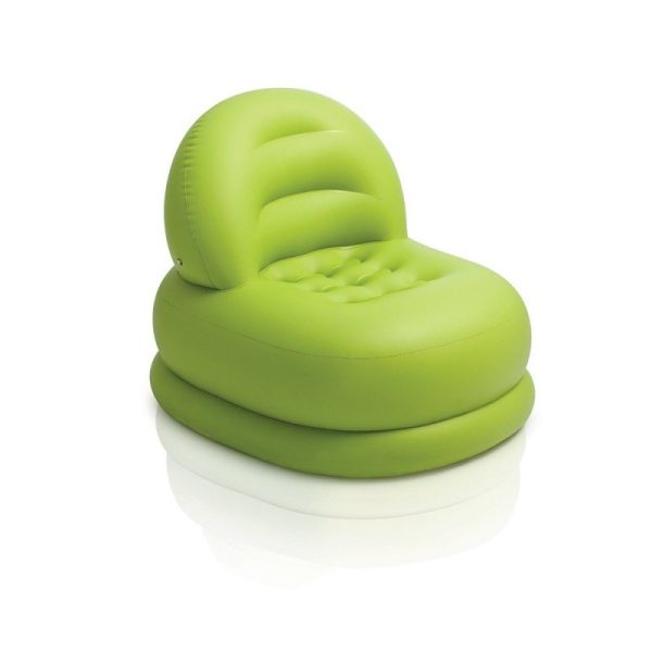 Sillon inflable blanco verde intex - Imagen 5
