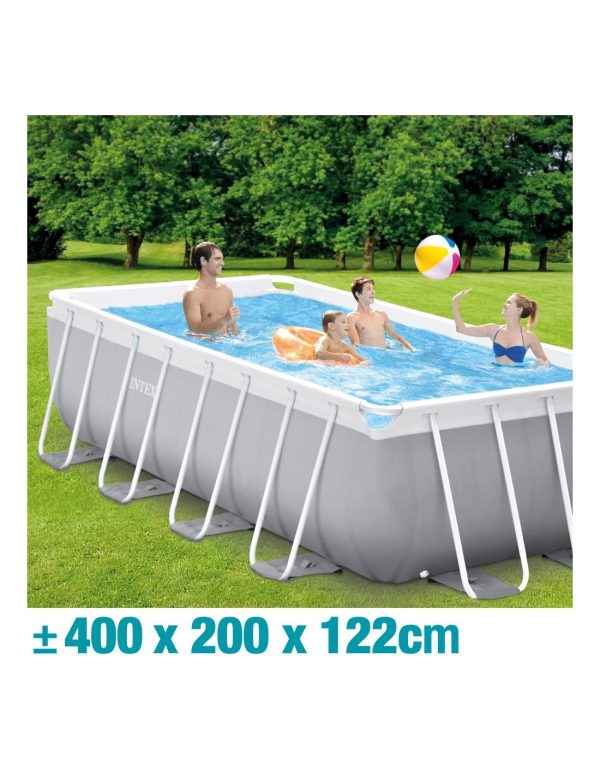 Piscina estructural rectangular 400 x 200 x 122 cm intex - Imagen 3