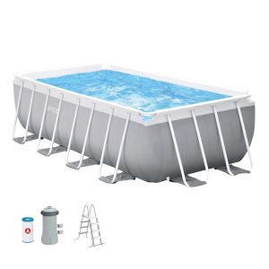 Piscina estructural rectangular 400 x 200 x 122 cm intex