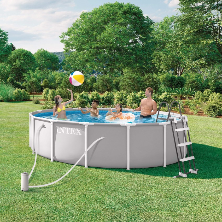 Piscina Estructural Redonda Prism Frame 457x122cm Intex - Imagen 2
