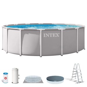Piscina Estructural Redonda Prism Frame 457x122cm Intex
