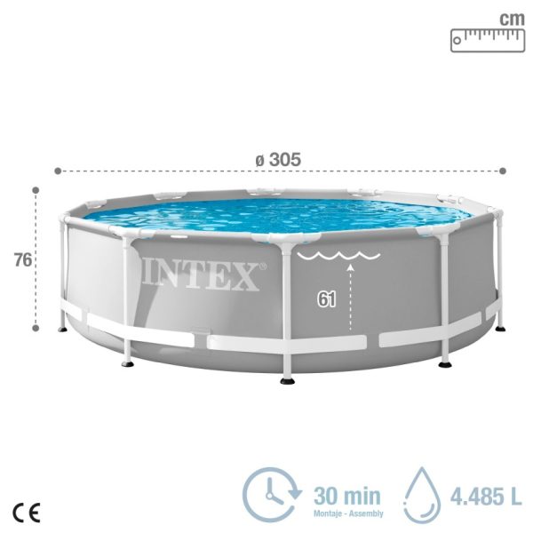 Piscina Armable Redonda 305x76cm Intex - Imagen 5