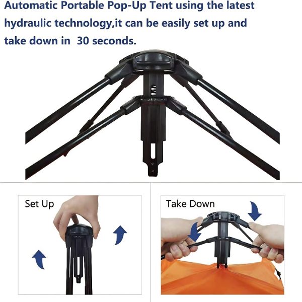 Carpa Automática Camping Alta Montaña para 6 Personas - Imagen 3