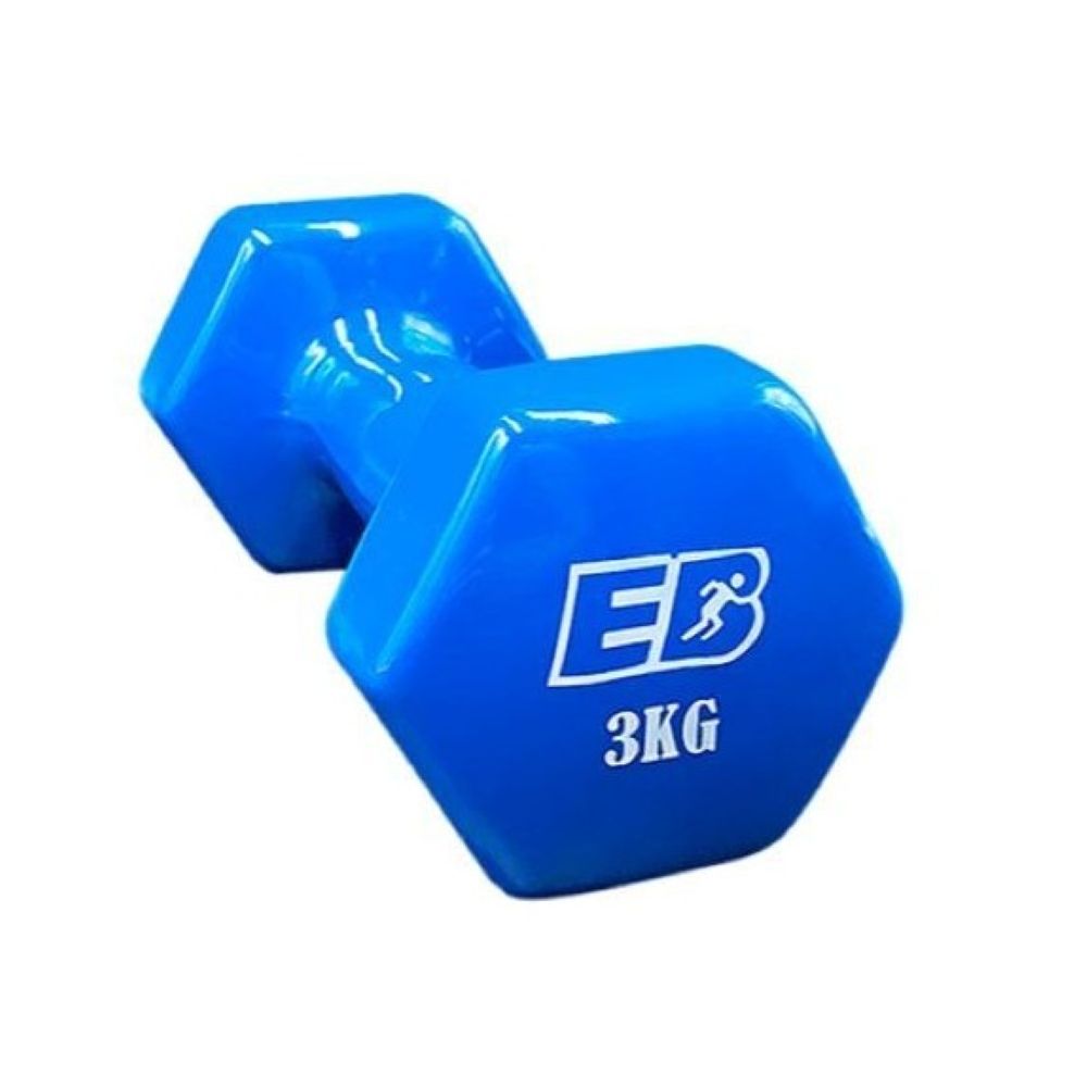Par de pesas, Mancuernas Plastificado de 3kg
