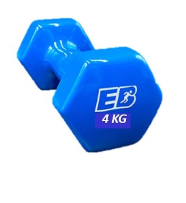 Par de pesas, Mancuernas Plastificado de 4kg - Imagen 2