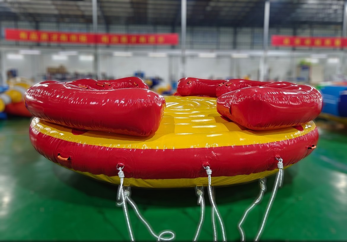 Torbellino Inflable para 8 Personas color Rojo y Verde - Gravital - Imagen 2