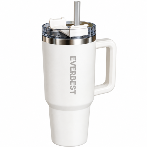 Vaso Térmico de Acero Inoxidable con Asa de 1200 ml
