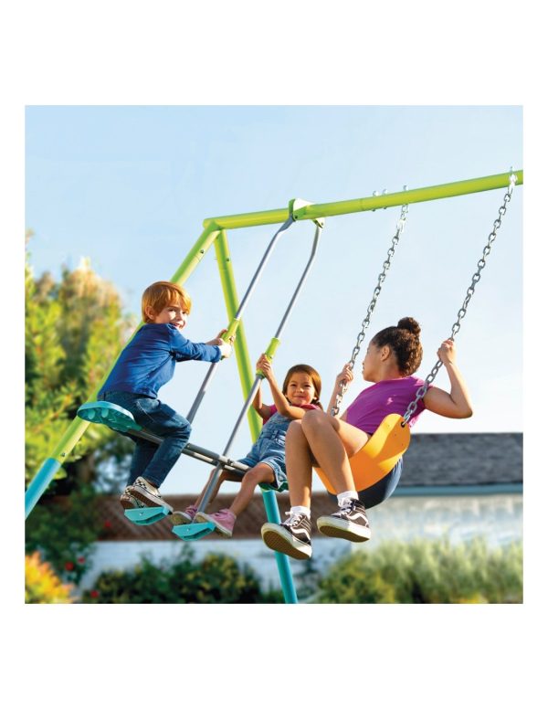 Set Columpio de 2 Accesorios Intex Two Feature Swing Set Verde Azul - Imagen 2