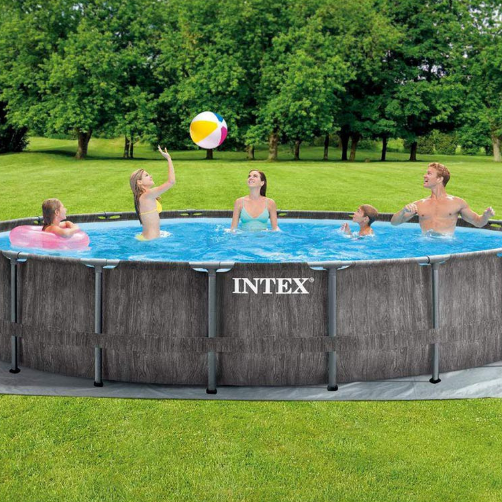 Piscina Estructural Intex Greywood Prism Frame 549x122cm - Imagen 10