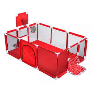 Corralito Para Bebé Corral Infantil, Gimnasio De Juegos Rojo