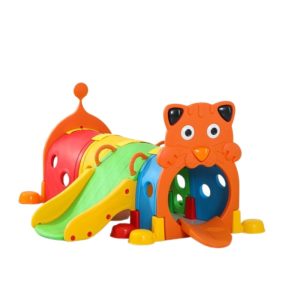 Túnel Gato con Resbaladera Everbest