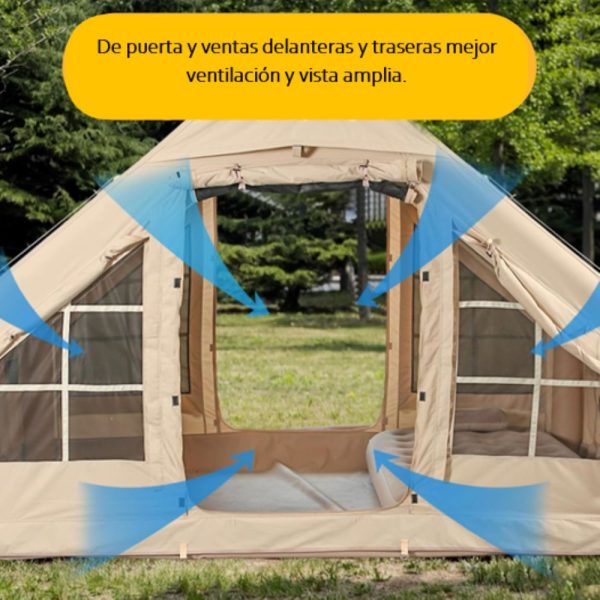 Carpa Inflable Oxford Para Camping 300x210cm - Imagen 4