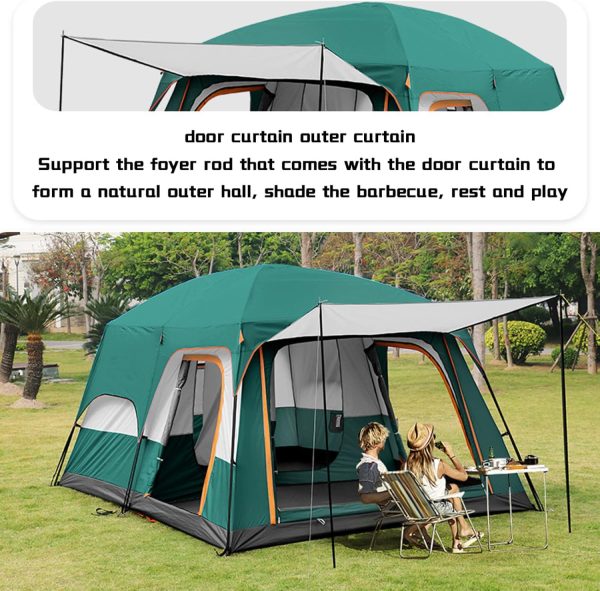 Carpa Camping Familiar 5-8 Personas Everbest - Imagen 3