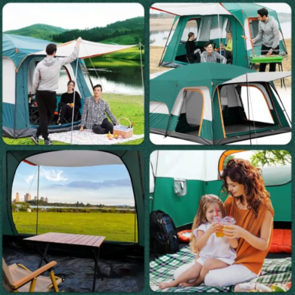Carpa Camping Familiar 5-8 Personas Everbest - Imagen 6