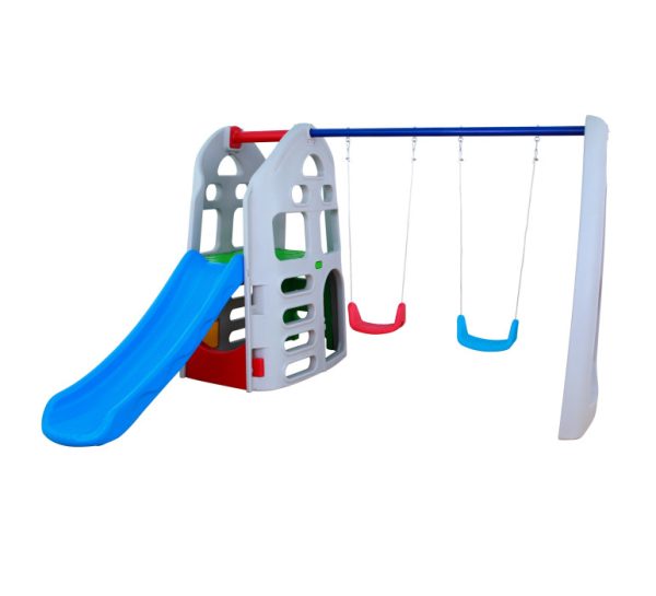 Columpio-resbaladera para niños