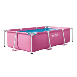 Piscina Armable Rectangular 220x150x60cm Intex - Rosado