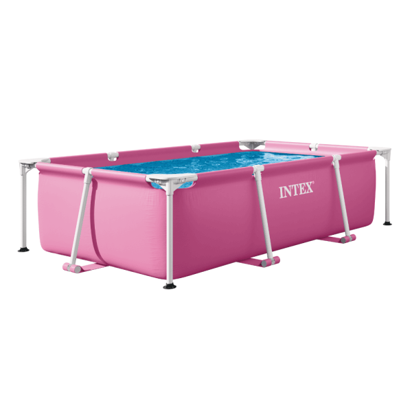 Piscina Armable Rectangular 220x150x60cm Intex - Rosado