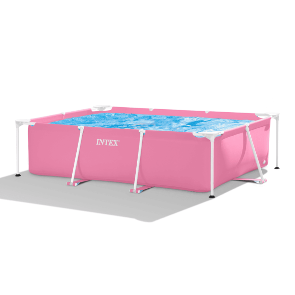 Piscina Armable Rectangular 220x150x60cm Intex - Rosado - Imagen 2