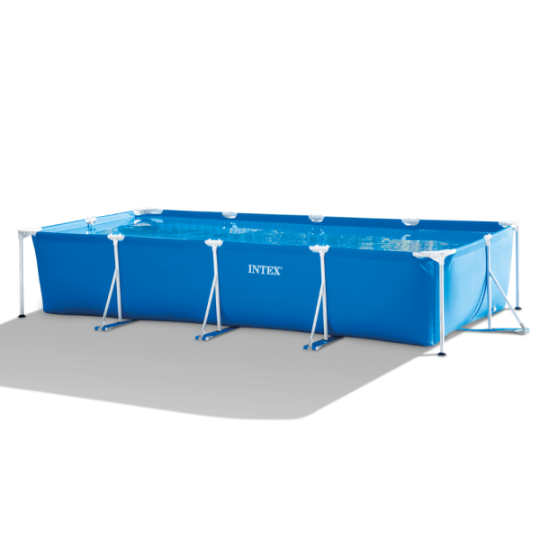 Piscina Armable Rectangular con Filtro 450x220x84cm Intex - Imagen 2