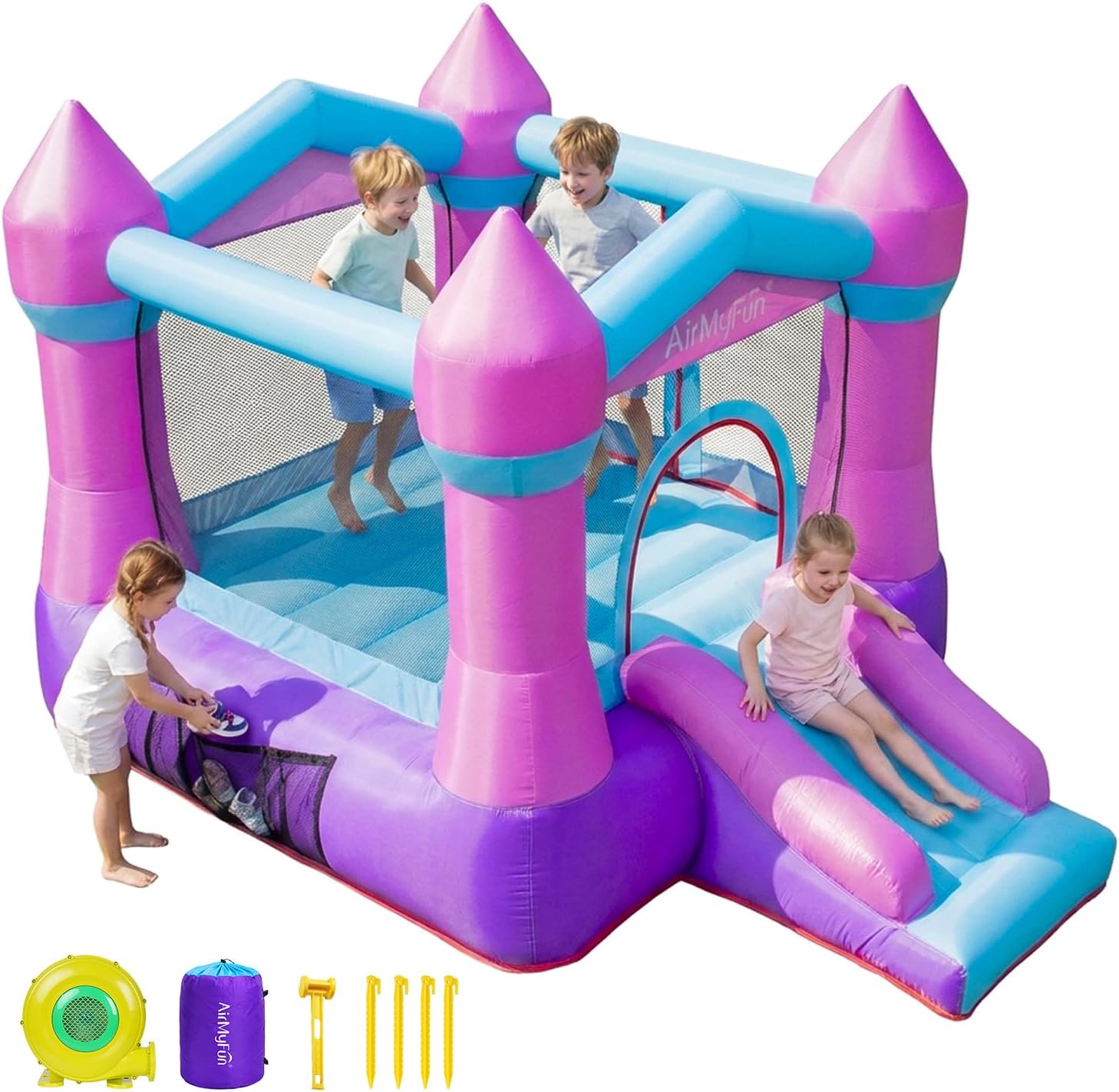 Castillo Inflable con Tobogán para niños - Imagen 2