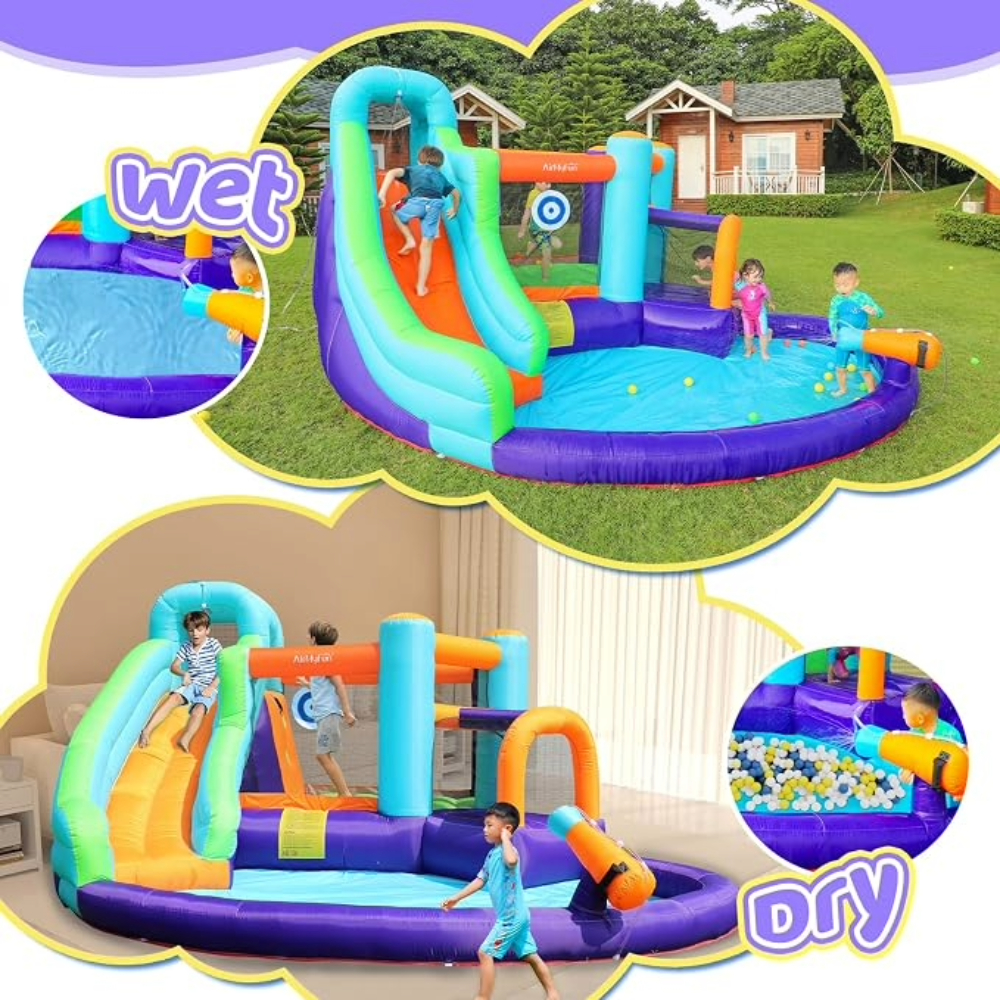 Tobogán Acuático Inflable AirMyFun para niños - Imagen 2