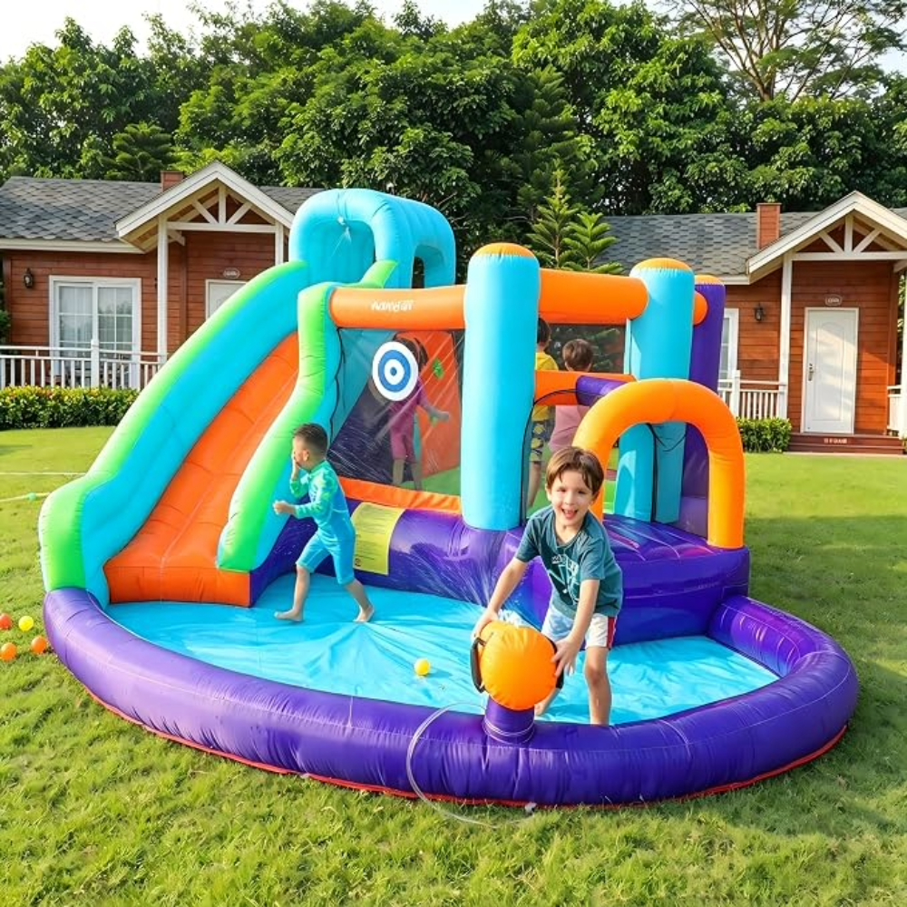 Tobogán Acuático Inflable AirMyFun para niños - Imagen 3