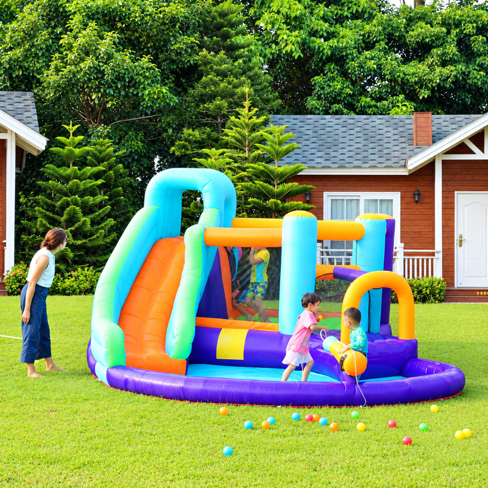 Tobogán Acuático Inflable AirMyFun para niños - Imagen 4