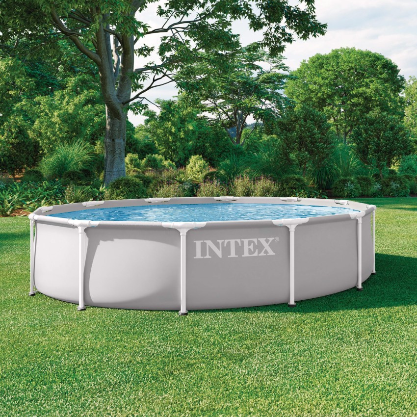 Piscina Armable redonda 366x76cm Prism Frame Intex - Imagen 2